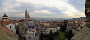 68 Dal Campanone panorama su Duomo, S.ta Maria Magg., Cappella Colleoni